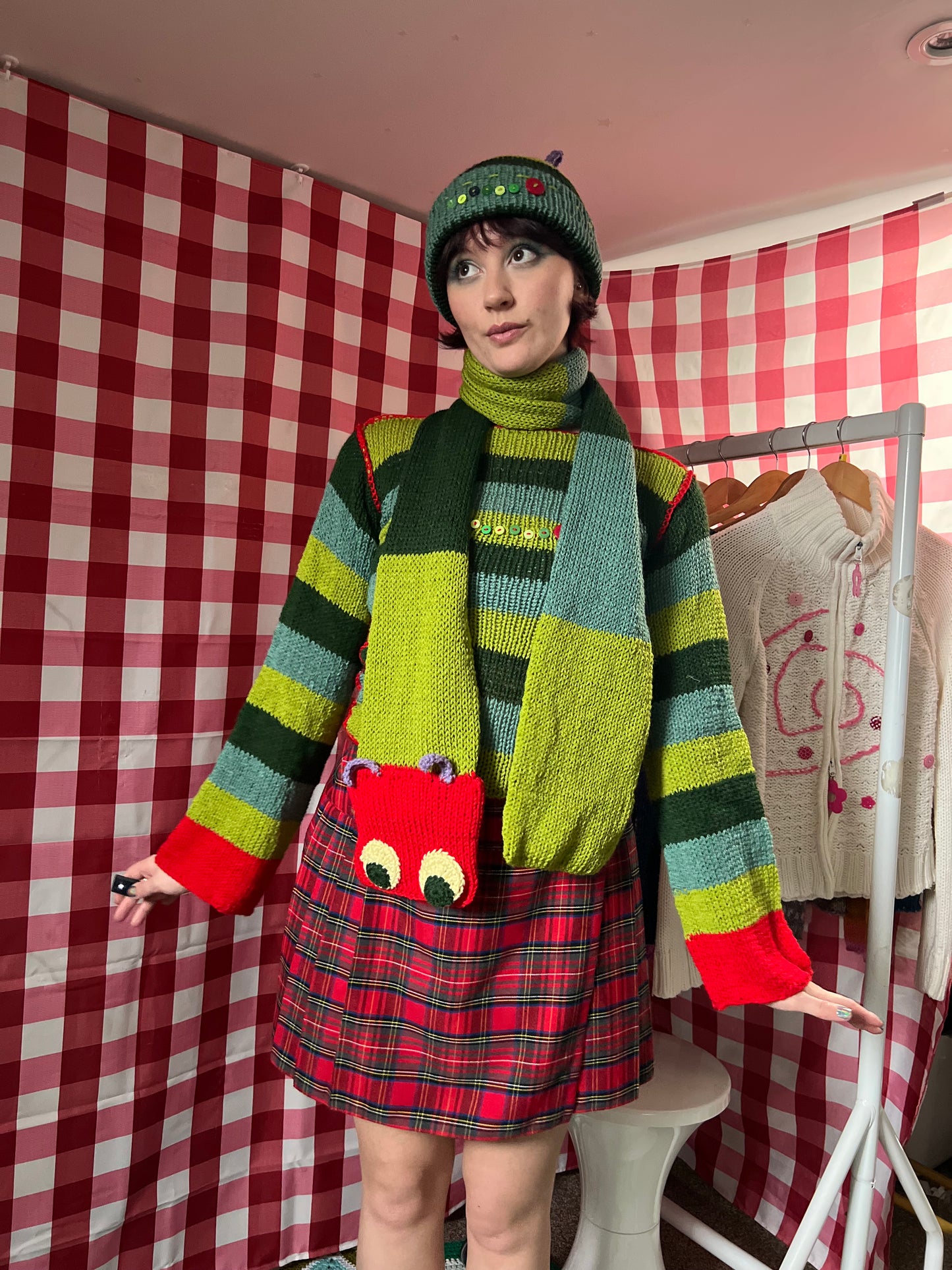 Caterpillar scarf