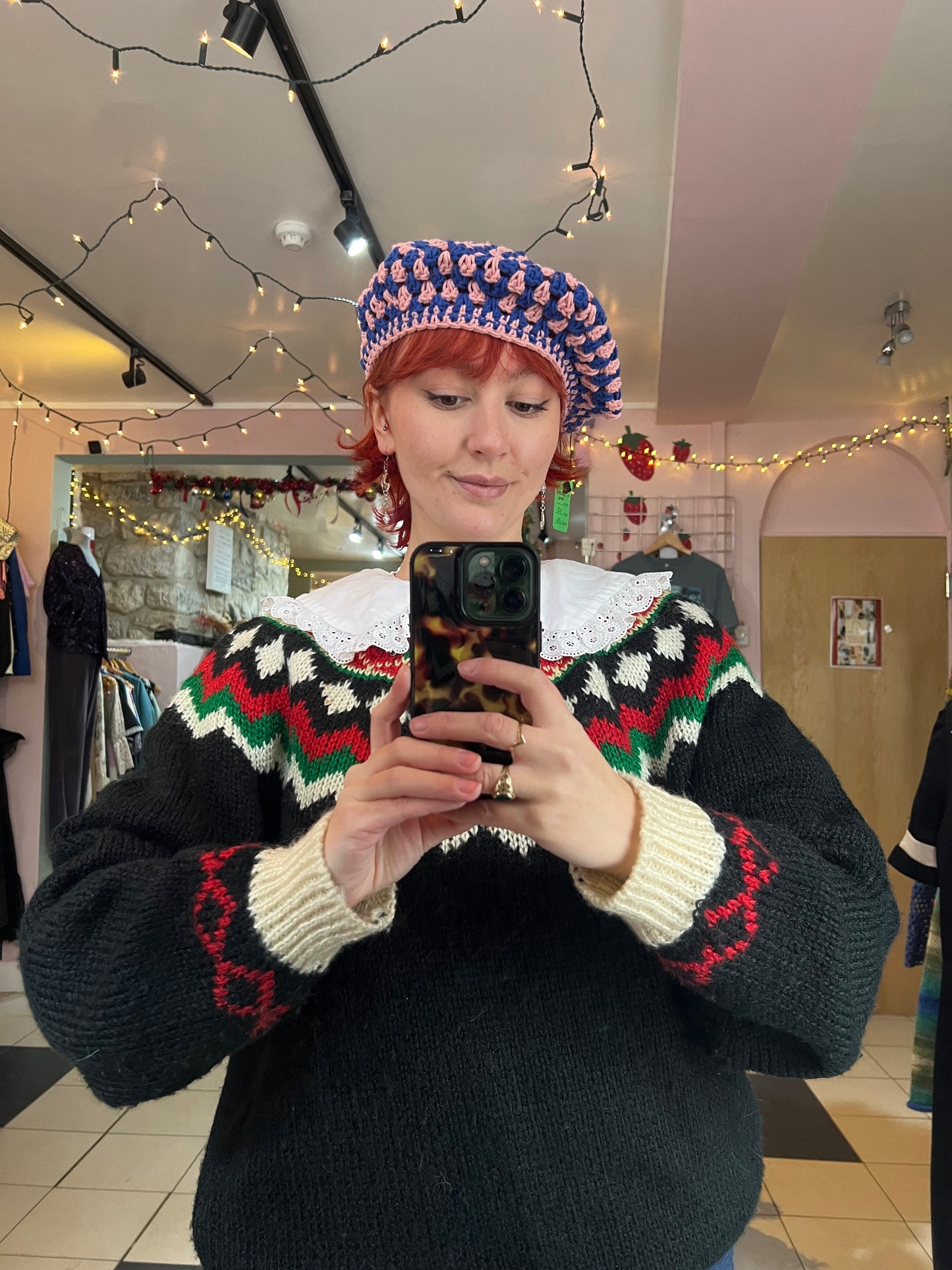 Crochet beret