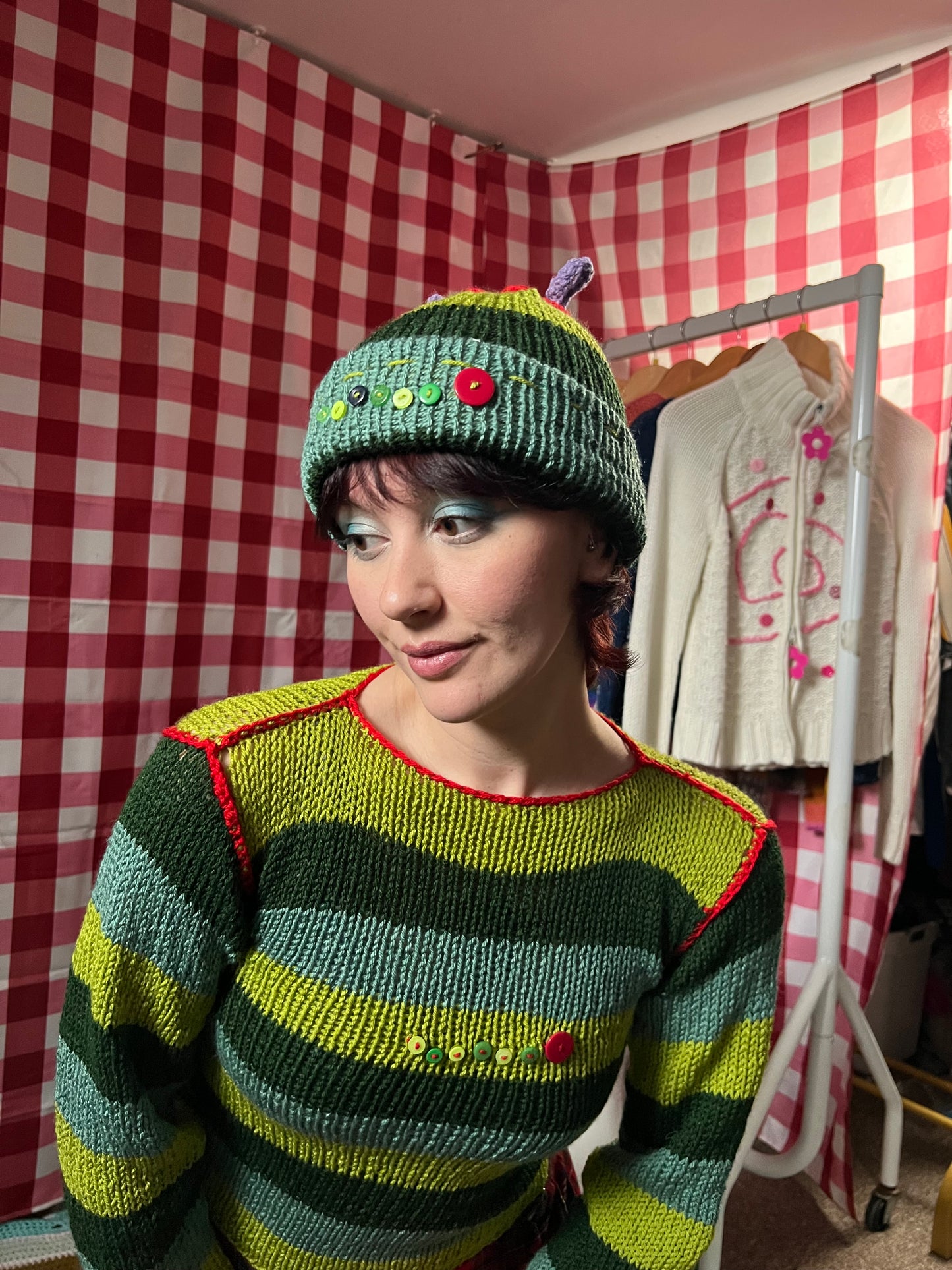 Caterpillar beanie
